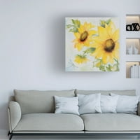 Jeanан Плут „Сончеви цвеќиња Б“ платно уметност