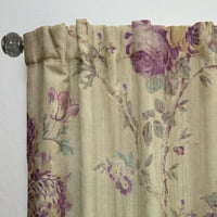 DesignArt „Виолетова гроздобер цвеќиња“ Цветна панел за завеси