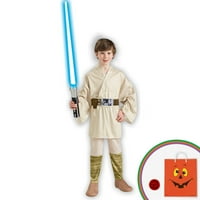 Војна на Starвездите Лука Скајвокер Комплет за костуми за деца со бесплатен подарок