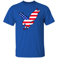 Графичка Америка 4-ти јули Ден на независност на Американската маичка за мажи во орел