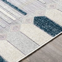Уметнички ткајачи Делано геометриски килим за глобално подрачје, крем, 8 '10'