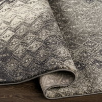Уметнички ткајачи Салвано јаглен модерен 3'11 5'7 Област килим