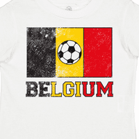 Инктастичен Белгиски Фудбалски Подарок Мало Дете Момче Или Мало Девојче Маица