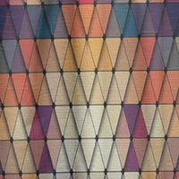 DesignArt 'Триаголни форми Colourfields xxii' модерна и современа панел за завеси
