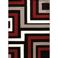 Обединети ткајачи Камден Шана Греј ткаена полипропилен област килим