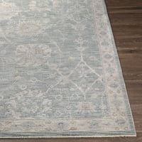 Уметнички ткајачи Авант Гарде Ориентална област килим, сива, 5'3 круг